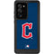 MLB Cleveland Guardians - Solid Distressed Galaxy Note20 Ultra 5G Waterproof Case