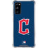 MLB Cleveland Guardians - Solid Distressed Galaxy S20 FE Clear Case