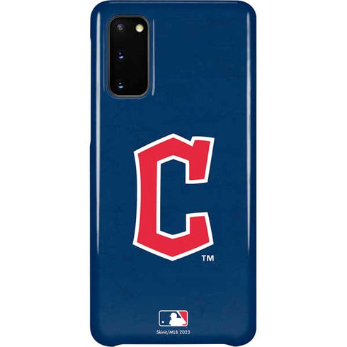 MLB Cleveland Guardians - Solid Distressed Galaxy S20 Lite Case