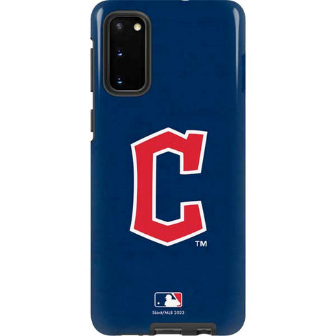 MLB Cleveland Guardians - Solid Distressed Galaxy S20 Pro Case