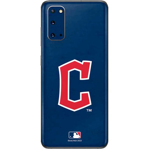 MLB Cleveland Guardians - Solid Distressed Galaxy S20 Skin