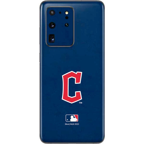 MLB Cleveland Guardians - Solid Distressed Galaxy S20 Ultra 5G Skin