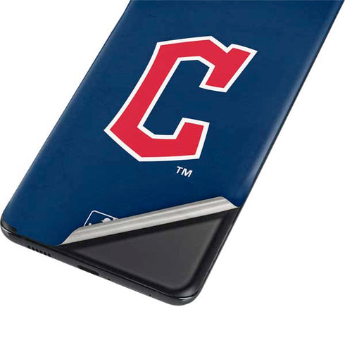 MLB Cleveland Guardians - Solid Distressed Galaxy S21 5G Skin