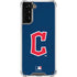 MLB Cleveland Guardians - Solid Distressed Galaxy S21 Plus 5G Clear Case