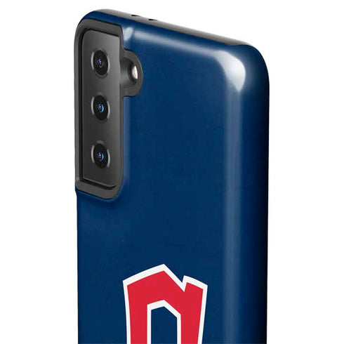 MLB Cleveland Guardians - Solid Distressed Galaxy S21 Plus 5G Pro Case