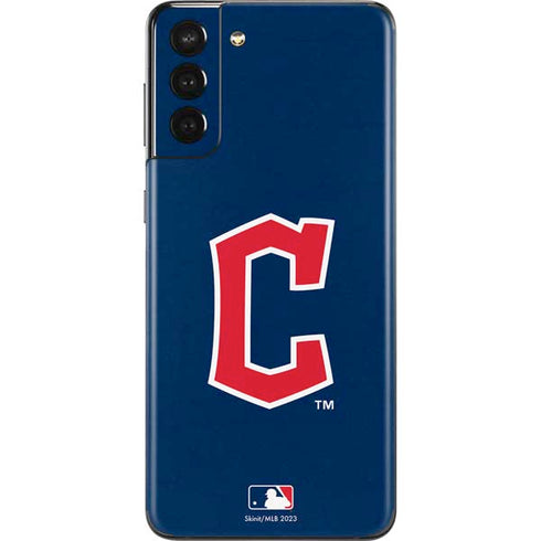 MLB Cleveland Guardians - Solid Distressed Galaxy S21 Plus 5G Skin