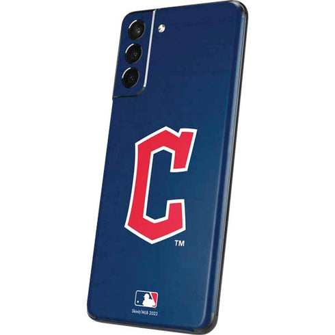 MLB Cleveland Guardians - Solid Distressed Galaxy S21 Plus 5G Skin