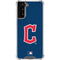 MLB Cleveland Guardians - Solid Distressed Galaxy S22 Plus Clear Case