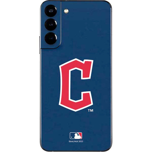 MLB Cleveland Guardians - Solid Distressed Galaxy S22 Plus Skin