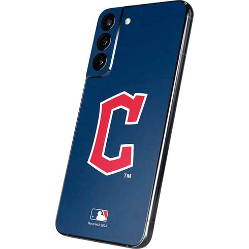 MLB Cleveland Guardians - Solid Distressed Galaxy S22 Plus Skin