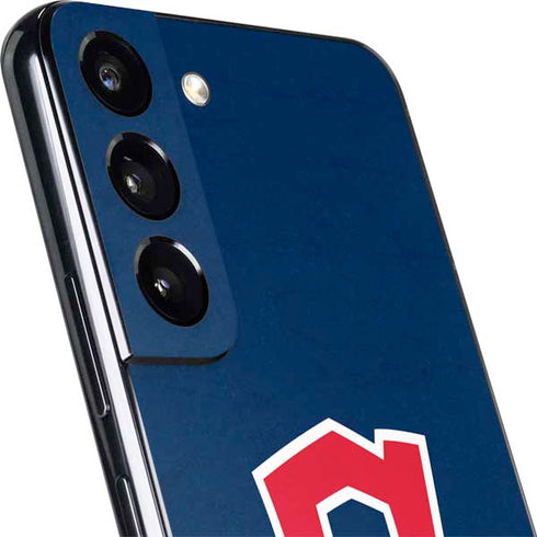 MLB Cleveland Guardians - Solid Distressed Galaxy S22 Plus Skin
