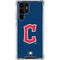 MLB Cleveland Guardians - Solid Distressed Galaxy S22 Ultra Clear Case