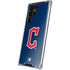MLB Cleveland Guardians - Solid Distressed Galaxy S22 Ultra Clear Case