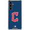 MLB Cleveland Guardians - Solid Distressed Galaxy S23 FE Clear Case