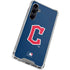 MLB Cleveland Guardians - Solid Distressed Galaxy S23 FE Clear Case
