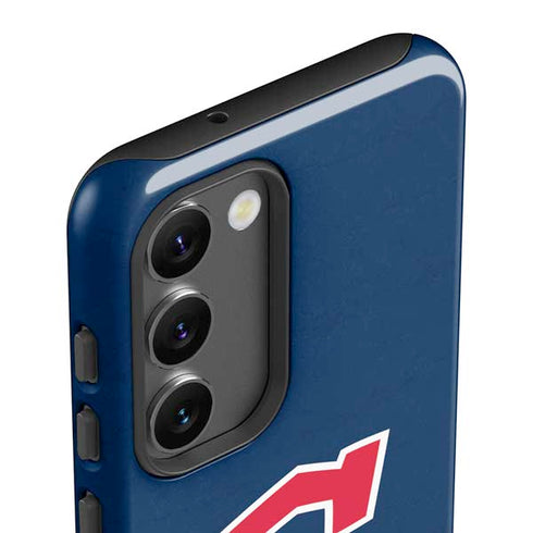 MLB Cleveland Guardians - Solid Distressed Galaxy S23 Plus Pro Case