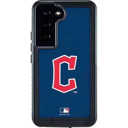 MLB Cleveland Guardians - Solid Distressed Galaxy S23 Waterproof Case
