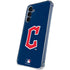 MLB Cleveland Guardians - Solid Distressed Galaxy S24 Clear Case