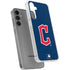MLB Cleveland Guardians - Solid Distressed Galaxy S24 Plus Clear Case