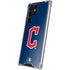 MLB Cleveland Guardians - Solid Distressed Galaxy S24 Ultra Clear Case