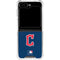 MLB Cleveland Guardians - Solid Distressed Galaxy Z Flip5 5G Clear Case