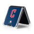 MLB Cleveland Guardians - Solid Distressed Galaxy Z Flip5 5G Clear Case