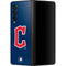 MLB Cleveland Guardians - Solid Distressed Galaxy Z Fold3 5G Skin