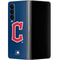 MLB Cleveland Guardians - Solid Distressed Galaxy Z Fold4 5G Skin