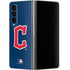 MLB Cleveland Guardians - Solid Distressed Galaxy Z Fold4 5G Skin