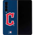 MLB Cleveland Guardians - Solid Distressed Galaxy Z Fold4 5G Skin