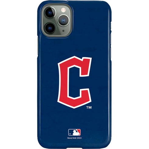 MLB Cleveland Guardians - Solid Distressed iPhone 11 Pro Lite Case