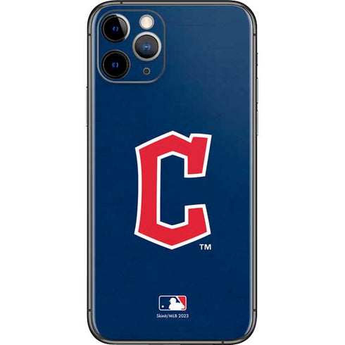 MLB Cleveland Guardians - Solid Distressed iPhone 11 Pro Skin