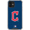 MLB Cleveland Guardians - Solid Distressed iPhone 12 Mini Clear Case