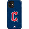 MLB Cleveland Guardians - Solid Distressed iPhone 12 Mini Impact Case