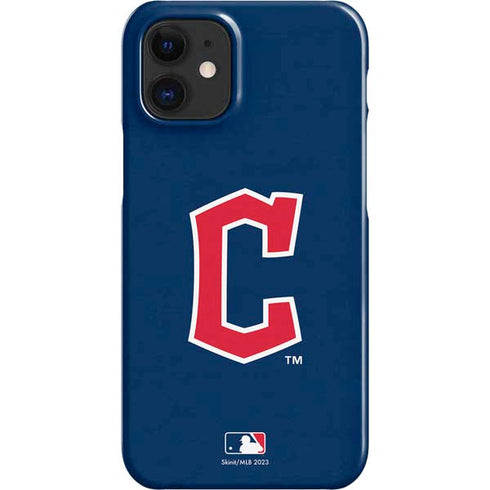 MLB Cleveland Guardians - Solid Distressed iPhone 12 Mini Lite Case