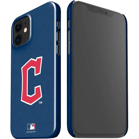 MLB Cleveland Guardians - Solid Distressed iPhone 12 Mini Lite Case
