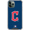 MLB Cleveland Guardians - Solid Distressed iPhone 12 Pro Clear Case