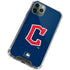 MLB Cleveland Guardians - Solid Distressed iPhone 12 Pro Clear Case