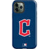 MLB Cleveland Guardians - Solid Distressed iPhone 12 Pro Impact Case