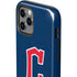 MLB Cleveland Guardians - Solid Distressed iPhone 12 Pro Impact Case