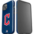 MLB Cleveland Guardians - Solid Distressed iPhone 13 Impact Case