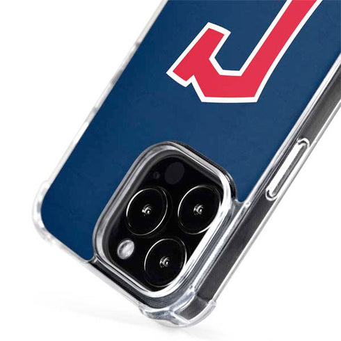 MLB Cleveland Guardians - Solid Distressed iPhone 13 Pro MagSafe Case