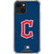 MLB Cleveland Guardians - Solid Distressed iPhone 15 Plus Clear Case