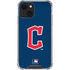 MLB Cleveland Guardians - Solid Distressed iPhone 15 Plus Clear Case