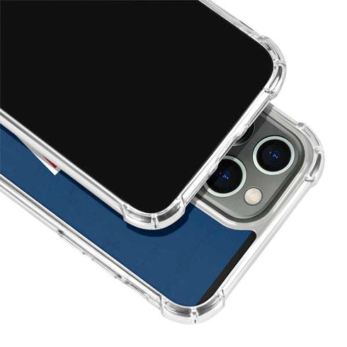 MLB Cleveland Guardians - Solid Distressed iPhone 15 Pro Clear Case