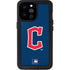 MLB Cleveland Guardians - Solid Distressed iPhone 14 Pro Max Waterproof Case