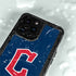 MLB Cleveland Guardians - Solid Distressed iPhone 14 Pro Max Waterproof Case
