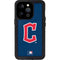 MLB Cleveland Guardians - Solid Distressed iPhone 14 Pro Waterproof Case