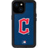 MLB Cleveland Guardians - Solid Distressed iPhone 15 Waterproof Case