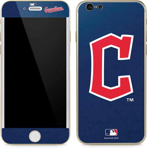 MLB Cleveland Guardians - Solid Distressed iPhone 6/6s Skin